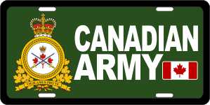 Canadian Army (Ver 2) License Plates
